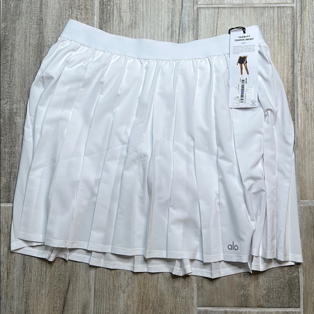Alo Varsity Tennis Skirt NWT